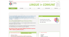 Desktop Screenshot of lingueincomune.it