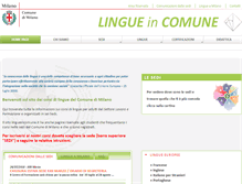 Tablet Screenshot of lingueincomune.it
