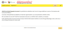 Tablet Screenshot of didatticaonline2.lingueincomune.it